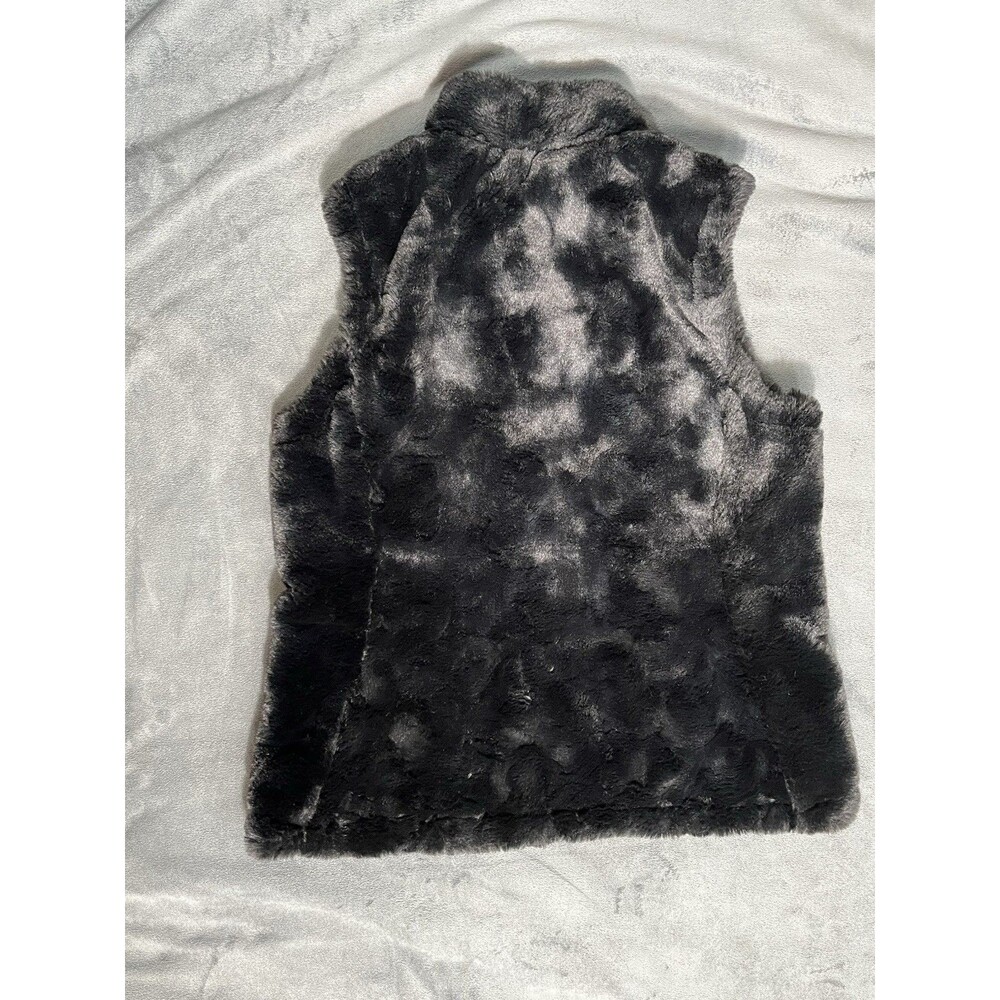 Nicole Miller Ladies' Reversible Vest Black Quilted SZ XS Full Zip - Picture 7 of 15